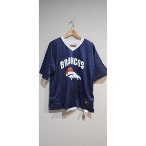 NEW Denver Broncos Youth XL Reversible Jersey Navy Blue/White Nike NFL Flag